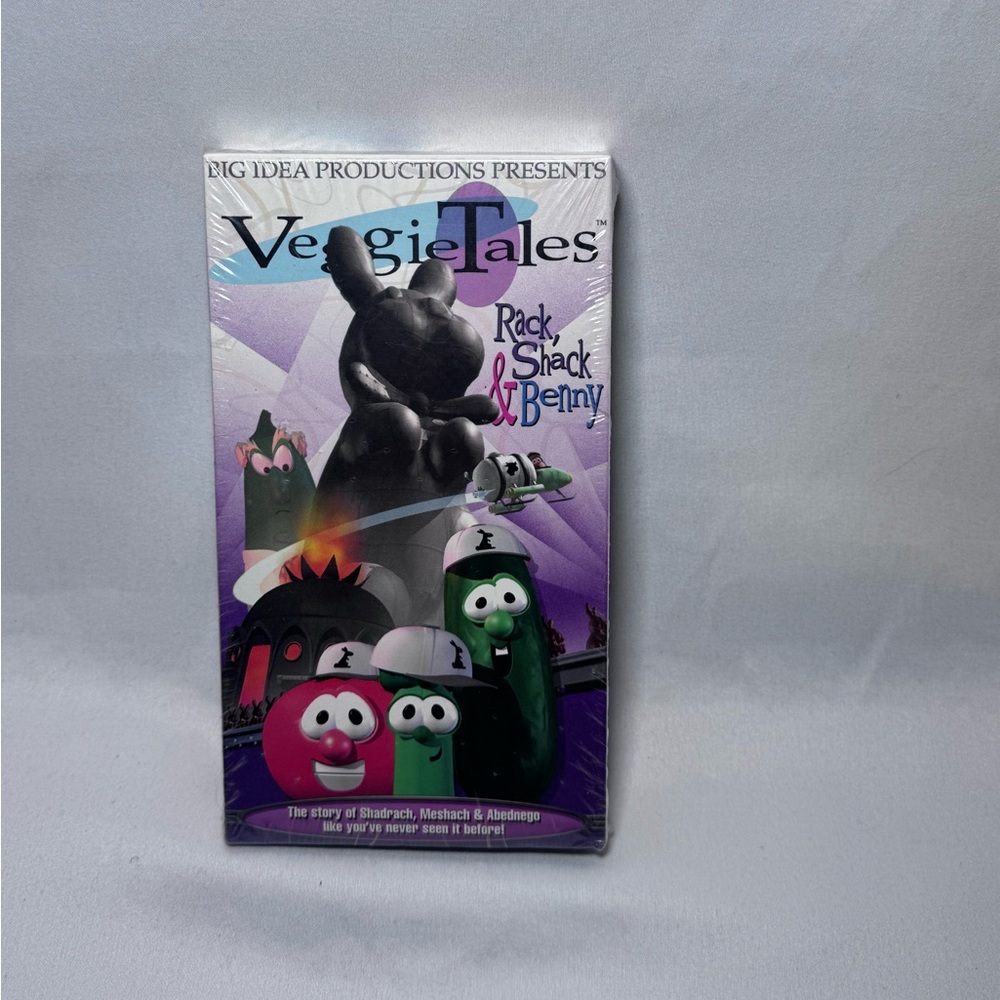 NEW VEGGIE TALES: RACK, SHACK, & BENNY VHS. STORY OF SHADRACH, MESHACH, ABEDNEGO